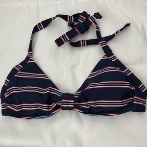 New with tags Gap blue striped bikini top